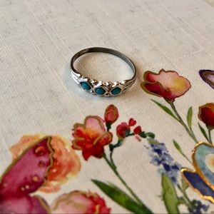 🌿 Sterling & Turquoise Ring 🍃